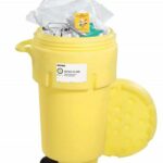 Spilltech SPKO-50-WD Oil Only 50 Gallon Wheeled Over Pack Salvage Drum Spill Kit