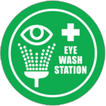 Duralabel DS0241-UEN Shower/Eye Wash Floor Sign